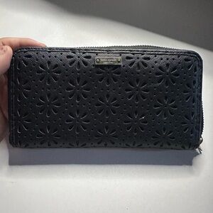 kate spade laser cut design wallet